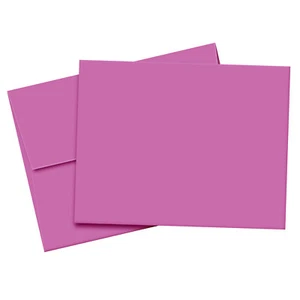 Blank Color (5" x 7") Note Cards and A7 Envelopes - Uncoated - 40 Per Pack - Picture 1 of 13