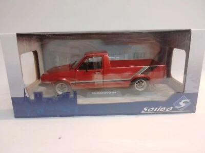 Solido Volkswagen Caddy MK1 red Custom 1982 1/18 S1803508 - Immagine 1 di 3