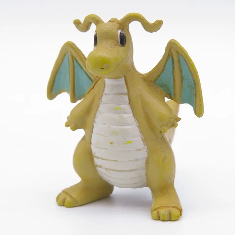 Pokemon Figure - 1997 Dragonite - Bandai Nintendo Full Color Stadium 1" Vtg Cover