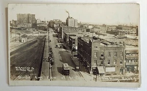 Birds Eye View El Paso Texas Looking East ~ Antique 1900s RPPC ~ W.H. Horne Co. - Picture 1 of 7