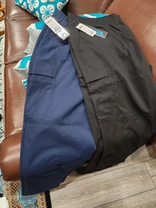 32 Degrees XXL Joggers With Cargo Style Pockets 2 Pair One Black One Blue - Picture 1 of 3
