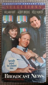 Broadcast News (VHS, 1996) New, Sealed - Wm Hurt, Albert Brooks, Holly Hunter - Picture 1 of 3