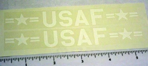 Pair Structo US Air Force Box Van Stickers ST-017 - Picture 1 of 1