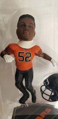 Khalil Mack Chicago Bears Bobblehead Retro 1935 Jersey Casco Extraíble NFL NUEVO EN CAJA Foto 1 de 4