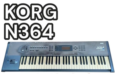 Korg N364 Music Workstation 61-Key Synthesizer Keyboard Tested Working Used - Image 1 of 4