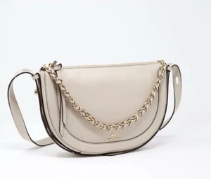 Neu mit Etikett Michael Kors Umhängetasche sandbeige Jagger klein genarbtes Leder Crossbody - Bild 1 von 11