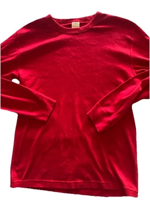 Hanna Andersson, Women’s Red Long John Organic Cotton Top, Sz M. - Image 1 of 3