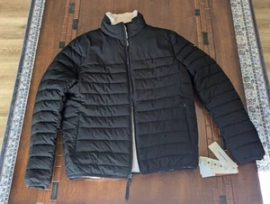 Calvin Klein Women's Sherpa Lined Infinite Stretch Coat Small NWT Black - Picture 1 of 6