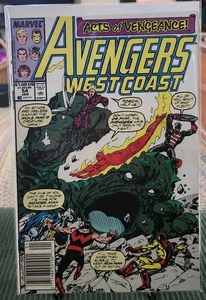 Avengers West Coast #54 (1990 Marvel Comics) VF - Picture 1 of 1