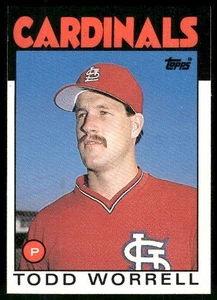 1986 Topps Todd Worrell #127T St. Louis Cardinals - Picture 1 of 2