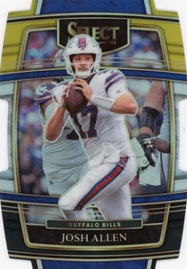🏈 Josh Allen 2021 Panini Select Black & Gold Prizm Die-Cut #6 - Picture 1 of 2
