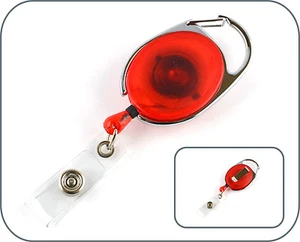10 soportes para forfait, soporte para identificación, yoyo de identificación, yoyo de forfait, rojo - Imagen 1 de 1