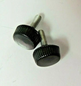 (2) Boss Replacement Thumb Screws for Compact Effects Pedals Thumbscrew BLACK - Picture 1 of 7