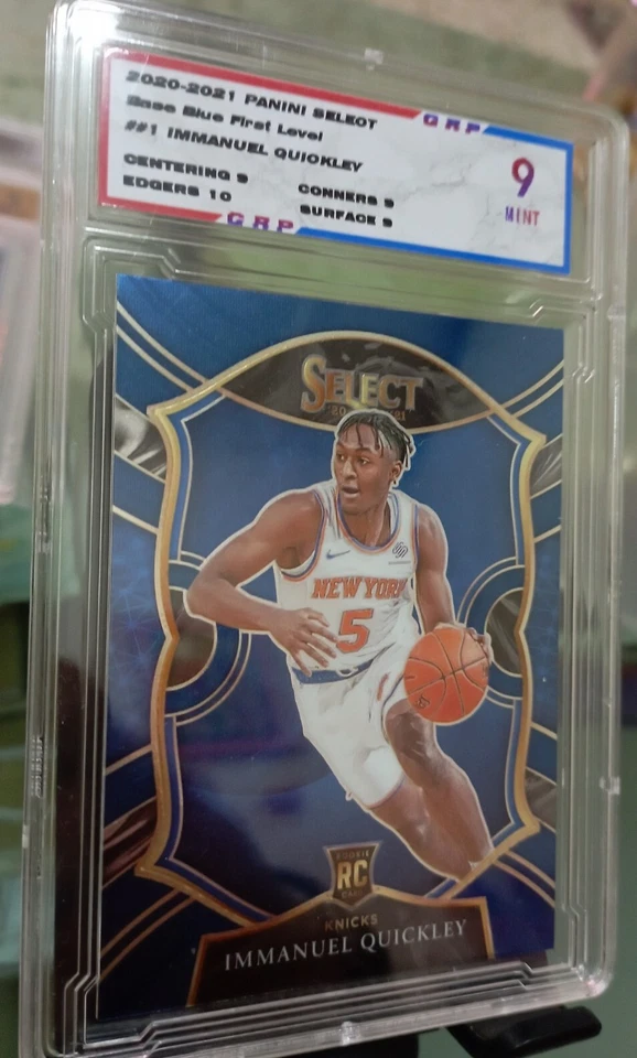 IMMANUEL QUICKLEY 2020-21 Panini Select Base Blue 1st Level NBA card (GRP-9Mint) - Image 1 of 4