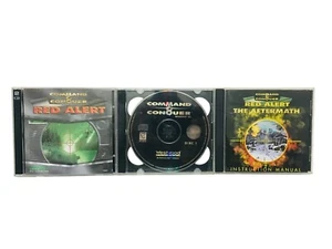 Command and Conquer PC Game Lot of 3 Command and Conquer Red Alert The Aftermath - Picture 1 of 3