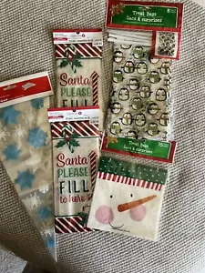 Lot of Christmas Cookie Bags Treat Gift Holiday Gifts 91 Ct - Picture 1 of 5