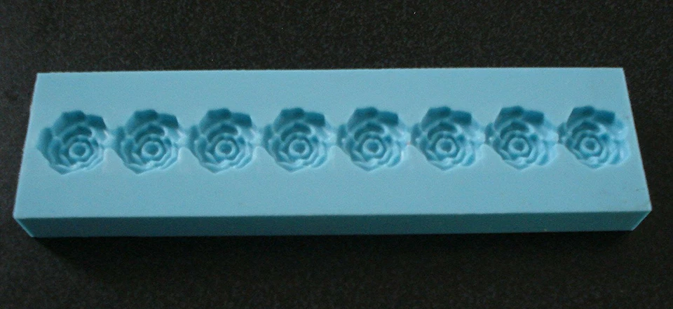 ROSE FLOWER STRING BEAD LACE STRIP MOULD CHAIN SILICONE ICING FONDANT CUP CAKE  - Image 1 of 1