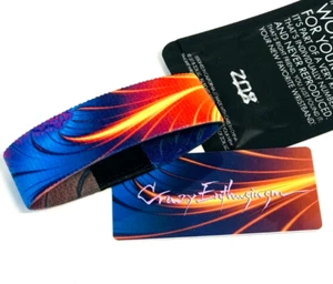 Pulsera pequeña ZOX **ANTHUSIASM LOCO** correa plateada con tarjeta nuevo paquete misterioso - Imagen 1 de 3