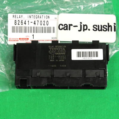 TOYOTA Genuine LEXUS RAV4 PRIUS COROLLA YARIS INTEGRATION RELAY No1  82641-47020 - Image 1 of 4