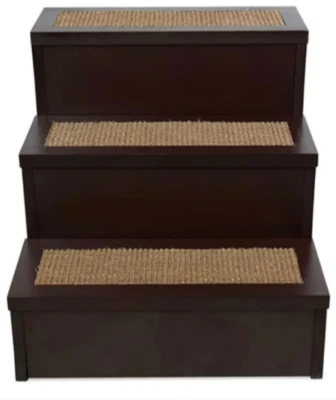 Martha Stewart Cherrywood dog stair new - Image 1 of 3
