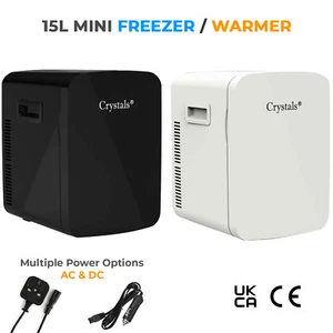 2-in-1 Mini Cooler and Warmer 15 L Compact Refrigerator Portable Mini Fridge UK - Picture 1 of 23