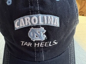 Carolina Tarheels Zephyr Hat Cap Fitted Medium/Large Navy Blue Embroidered NCAA - Picture 1 of 9