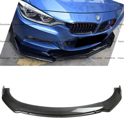 For BMW 740i 750i Series Front Bumper Lip Spoiler Splitter Carbon Fiber - Imagem 1 de 4