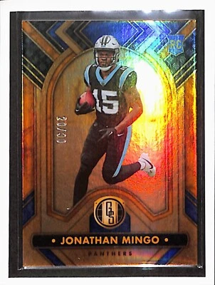 2023 Panini Gold Standard JONATHAN MINGO #156 RC CITRINE SP /30 PANTHERS - Image 1 of 2