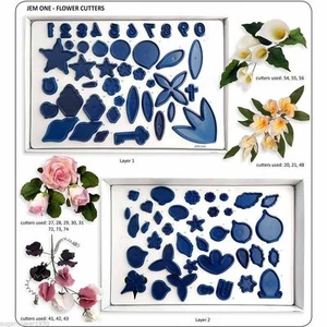 Jem Tortendekoration Blumenschneider Set 1 - Sugarcraft Blumen VERSAND AM NÄCHSTEN TAG - Bild 1 von 1