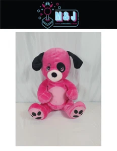 Pink Dog Plush Toy Sitting Plush Soft Toy (Aussie Seller) - Picture 1 of 4