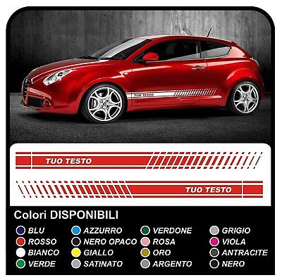 Adesivi Per ALFA ROMEO Giulietta Mito GT 147 159 Giulia TUNING ALFAROMEO • 32.99€