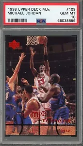 Michael Jordan 1998 Upper Deck MJx Basketball Card #109 Graded PSA 10 - Picture 1 of 2
