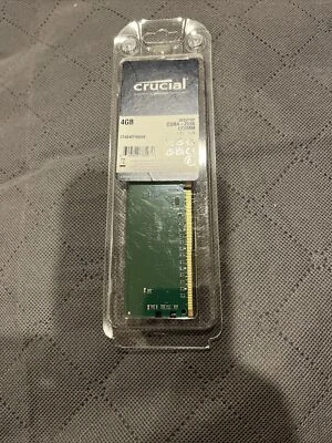 Crucial DDR4 (UDIMM) 2666 MHz 4GB SDRAM Memory (CT4G4DFS8266) - Image 1 of 2