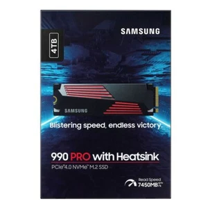 Samsung 990 PRO 4TB PCIe 4.0 NVMe M.2 2280 SSD with Heatsink - PS5 Compatible - Picture 1 of 1