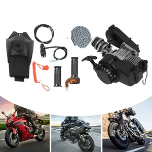 Motor ATV de 2 tiempos 49CC + carburador de transmisión para Pocket Bike Mini Dirt Bike - Imagen 1 de 20