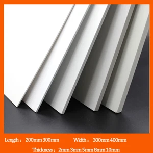 PVC Hartschaum Platte Hartschaumplatte Weiß Kunststoff Platte 2 3 5 8 10mm Dicke - Bild 1 von 14