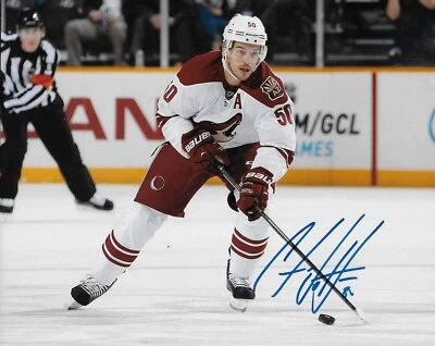 Foto firmada por Antoine Vermette Arizona Coyotes autografiada 8x10 #1 original Foto 1 de 2