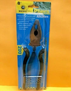 PLIERS 8 INCH ALICATES 1055 CARBON STEEL BUDGET TOOLS PLIER | HYT - Foto 1 di 5