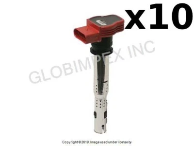AUDI / VW (2005-2019) Ignition Coil - With Spark Plug Connector (10 PCS) DENSO - Image 1 of 2