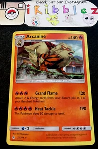 Tarjeta de Pokémon rara de lámina holo arcanina 22/214 casi nueva. ¡Envío por seguimiento gratuito incluido! - Imagen 1 de 5