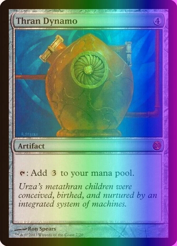 MTG Magic the Gathering Thran Dynamo (7/20) FTV Twenty NM FOIL - Image 1 of 1