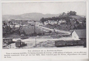 1910 -- LA BASTIDE DE SEROU DEPUIS LA GARE 3J666 - Foto 1 di 1