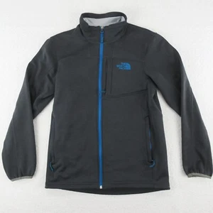 The North Face Long Sleeve Full Zip Jacket Mens S Gray / Blue - Picture 1 of 12