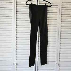 Bird by Juicy Couture Small Dark Brown Leather Fitted Skinny Pants | Size Small
