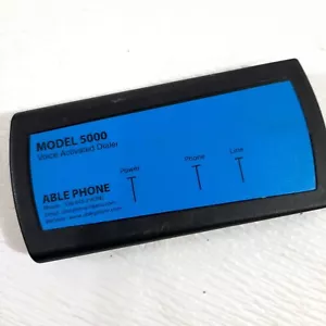 Able Phone Model 5000 Voice Activated Dialer for telephone UNTESTED NO CORDS - Photo 1/3