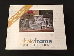 Snapshots 10 Piece Celebration Album Photo Frame Collection Set - Picture 1 of 4