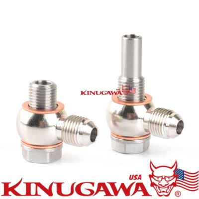 -6AN x 1/4NPSM Banjo Bolt Fitting For GM Transmission Oil Cooler 97~10 4L80E  - Image 1 of 3