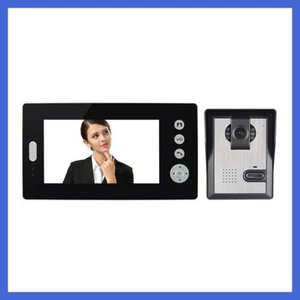 Teléfono digital inalámbrico de video puerta con panel a color TFT de 7 pulgadas 2,4 GHz - Imagen 1 de 16