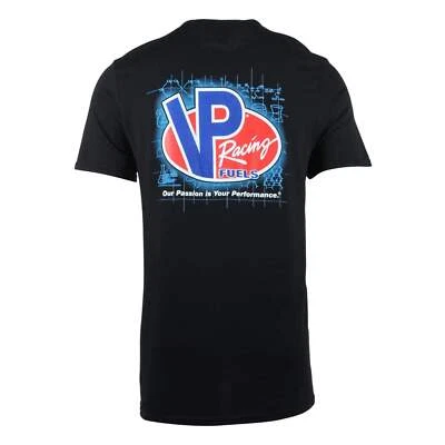 VP RACING FUELS HIGH OCTANE DRAG RACING T-SHIRT BLUEPRINT M L XL 2XL 3XL - image 1 of 2
