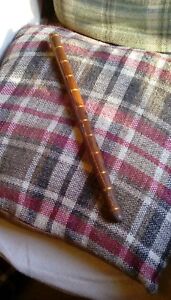 hand made wooden recorder 